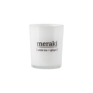 Meraki Duftkerze, White Tea + Ginger, 60 g