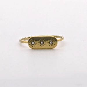Ring 3 WAUW gold „Drei Sonnen“