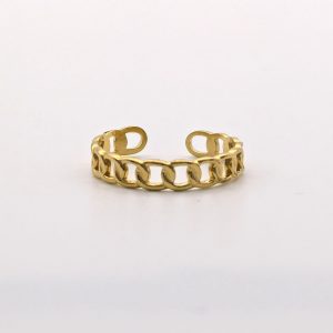 Ring 7 WAUW gold „Kette“