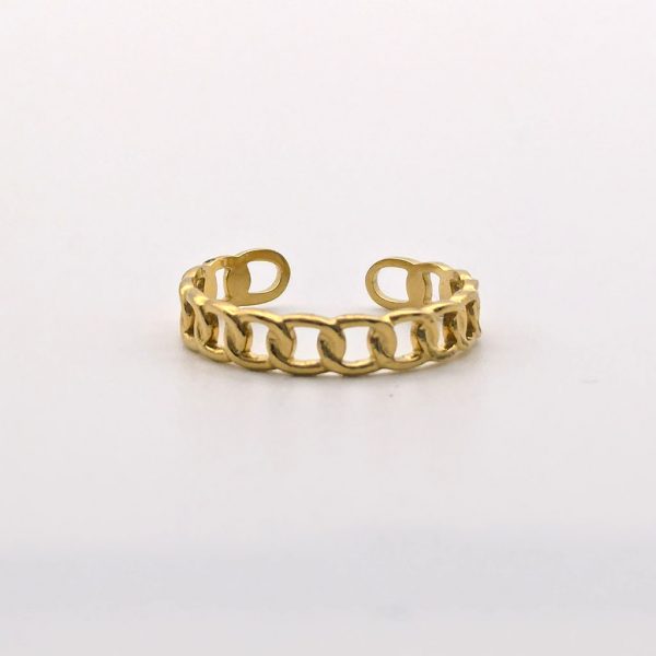 Ring 7 WAUW gold "Kette"