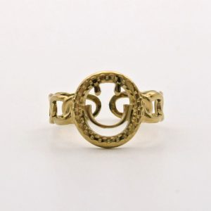 Ring 12 WAUW gold „Smiley“