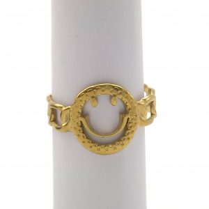 Ring 12 WAUW gold „Smiley“