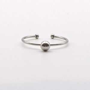 Ring 14 WAUW silber „Kugel“