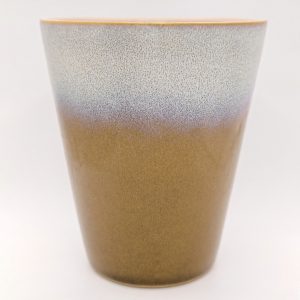 Keramikbecher groß Ocker, 320 ml