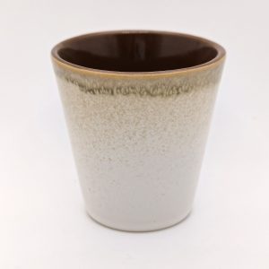 Keramikbecher beige klein, 100 ml