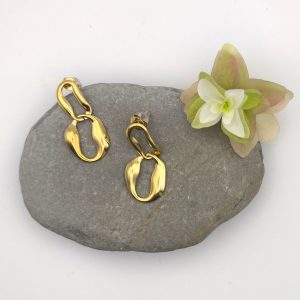 Ohrringe zweigliedrig 6 WAUW gold