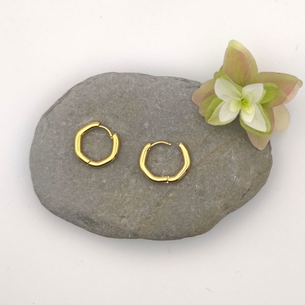 Ohrringe/Creolen 8 WAUW gold