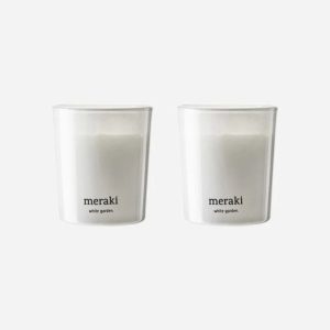 Meraki Duftkerze, White Garden