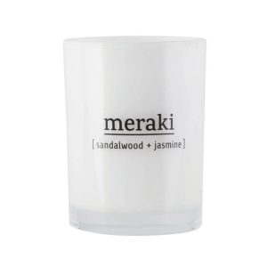 Meraki Duftkerze, sandalwood + jasmine, 220 g