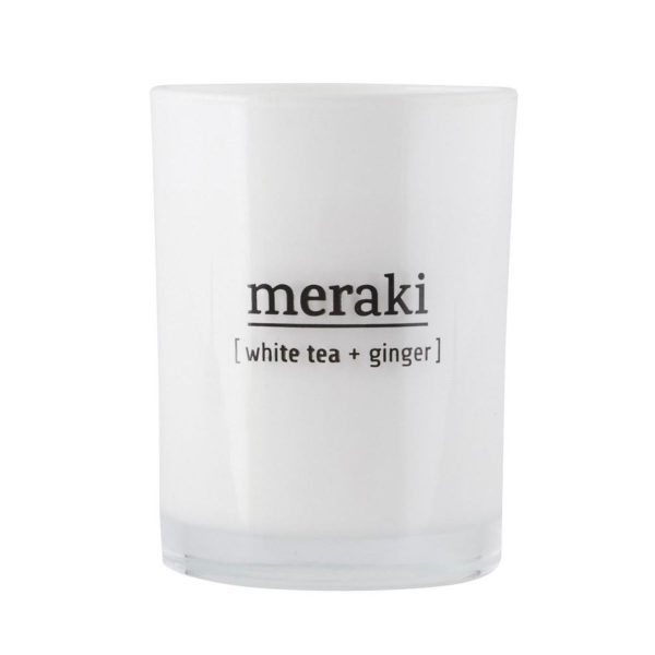 Meraki Duftkerze, White Tea + Ginger, 220 g