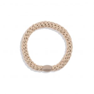 Kknekki-Haargummi beige-glitter