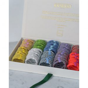 Kknekki-Haargummi beige-glitter