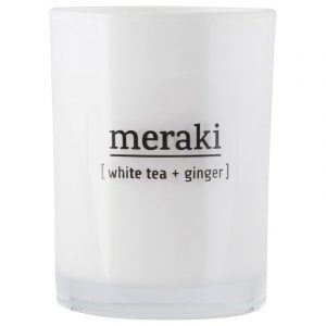 Meraki Duftkerze, white tea + ginger, 220 g
