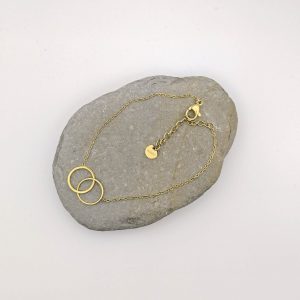 WAUW-Armband „Ringe“ gold