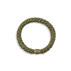 Kknekki-Haargummi bottle-green glitter